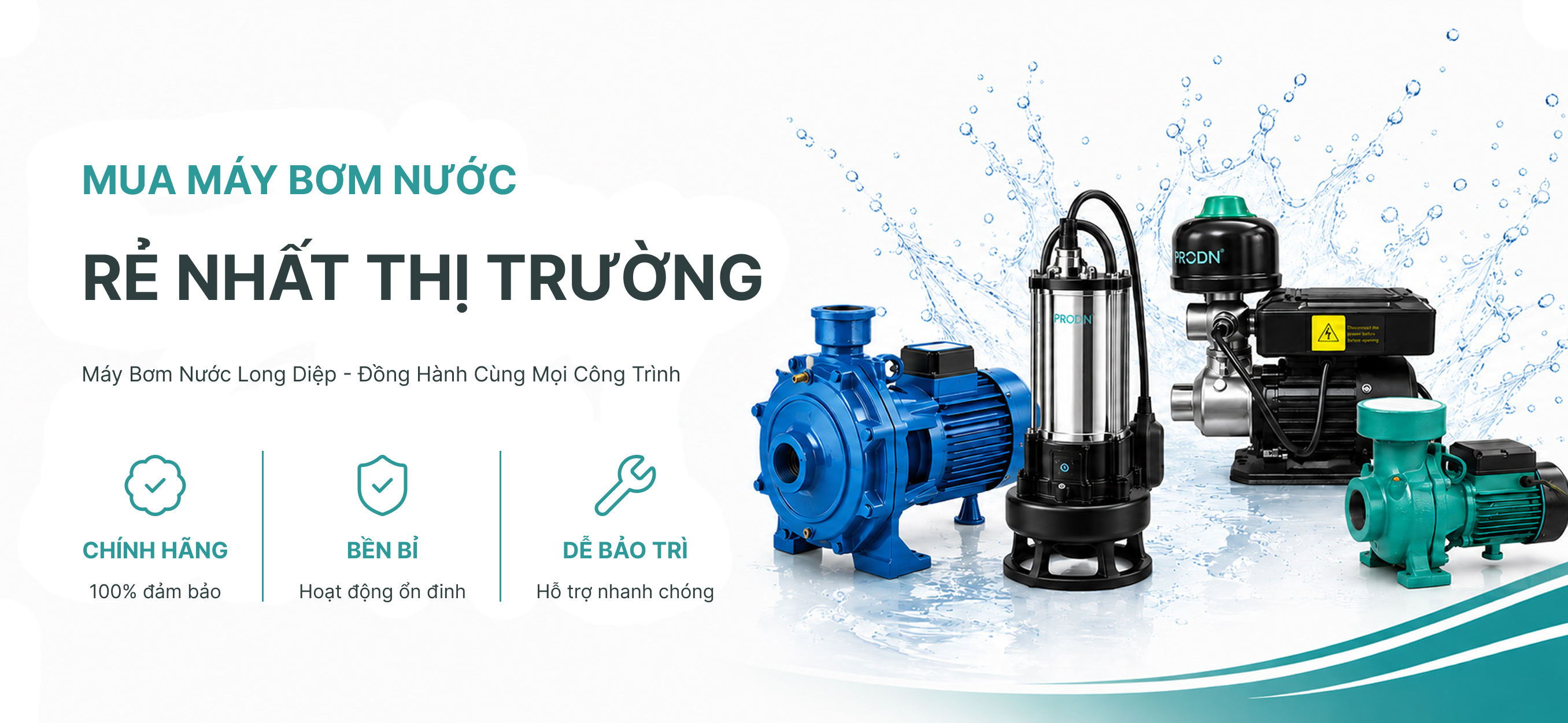 Máy bơm nước Long Diệp - Giải pháp bơm nước toàn diện